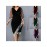 Elegant Velvet Sequined Mesh Dress for Women | Large-Sized, Irregular Pattern, See-Through Design, Perfect for Parties and Weekend Casual