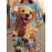 Plus Size Women'S 3D Printed Golden Retriever Puppy & Floral Sweatshirt - All-Over Print Cozy Winter Warm Pullover, Loose H-Line Fit Crew Neck Sweater with Cute Dog Lover Design, Machine Washable Casual Sweater for Fall/Winter Outfits