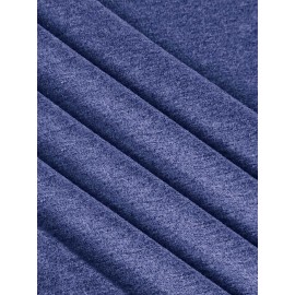 5pcs Plus Size Women'S Tops | Courage Heartbeat Just Breathe Pattern Print, Literary Style, Casual Versatile Round Neck, Comfortable Breathable, Oversized Loose Fit, 1XL-5XL Size