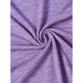 5pcs Plus Size Women'S Tops | Courage Heartbeat Just Breathe Pattern Print, Literary Style, Casual Versatile Round Neck, Comfortable Breathable, Oversized Loose Fit, 1XL-5XL Size