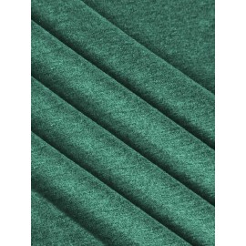 5pcs Plus Size Women'S Tops | Courage Heartbeat Just Breathe Pattern Print, Literary Style, Casual Versatile Round Neck, Comfortable Breathable, Oversized Loose Fit, 1XL-5XL Size