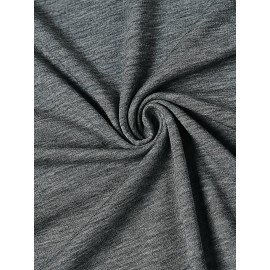 5pcs Plus Size Women'S Tops | Courage Heartbeat Just Breathe Pattern Print, Literary Style, Casual Versatile Round Neck, Comfortable Breathable, Oversized Loose Fit, 1XL-5XL Size