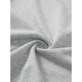 Elegant Women'S Game Day Crew Neck Sweatshirt | 260g, Long Sleeve, Geometric-Pattern, FallWinter Collection, Casual Style, Regular Fit