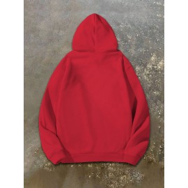 Women's Plus Size Loose Unicorn Hoodie- 