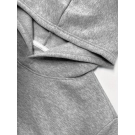 Women's Plus Size Loose Unicorn Hoodie- 