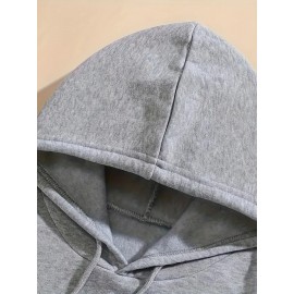 Women's Pink Oversized Hoodie with Pickle Print & Cucumber Dill Pickles Lettering - Cute Casual Sweatshirt, Kangaroo Pocket, Drawstring Hood, All-Season Loose Fit (Machine Washable) - Pickles-Themed Outfit