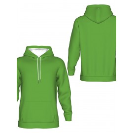 Men'S 3D Print Hooded Sweatshirt with Full-Zip Pocket - Loose Fit Stretch Knit Fabric, All-Season Comfort, Gym, Outdoor & Casual Wear, Plus Size Hoodies for Men, Plus Size Hoodies for Men Plus Size, Hoodies for Women Plus Size, Green Zipped Hoodie