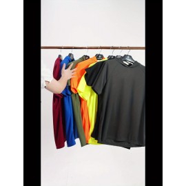 10-Pack Men'S Storm-Ready Hooded Tees | PolyMicro Mesh Tech, Crew Neck, Breathable Performance Shirts for Gym, Running, Hiking - Moisture-Wicking