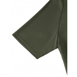 10-Pack Men'S Storm-Ready Hooded Tees | PolyMicro Mesh Tech, Crew Neck, Breathable Performance Shirts for Gym, Running, Hiking - Moisture-Wicking