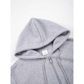 Men'S Fleece Hooded Jacket for Autumn And Winter, Featuring a Print Design of Wings And a Crown, Warm And Comfortable with Skin-Friendly Front Pockets And a Full Zipper. This Stylish And Versatile Hoodie Is Machine Washable And Available in Various