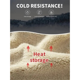 1pc - Men'S Hooded Long-Sleeve Jacket for Autumn/Winter, Featuring a Plush Lining, Ideal for Casual Wear with Pockets, Perfect for Outdoor Activities, Daily Commuting, Running, Fitness, Travel, Hiking, Work Attire, And As Gifts