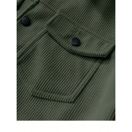 Pearson OBM Autumn/Winter New Men's Vintage Corduroy Workwear Jacket, Trend Texture Versatile Outer Coat for Stylized Gentlemen