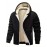 Men'S Fleece Lined Hooded Anorak | Thermal Winter Jacket, New Warm Windbreaker, Four-Season Cold Weather Coat, Regular Fit, Fabric
