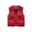 Men'S Quick-Dry Fishing Vest with Mesh Fabric & Zippered Pockets - All-Season Loose Fit Life Jacket, Machine-Washable Solid Color Outdoor Marine Clothing, Zippered Pocket Design for Easy Access, Ideal for Fishing, Boating