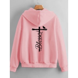 (017# Women's Fashion Zipper Hoodie, Printed Design Women's Hoodie, Women's Autumn Winter Zipper Hoodie, Streetwear, Autumn Outfit, Printed Design, Drawstring Hoodie, Soft Fabric, Comfortable Fit, Zipup Hoodie, Pullover Hoodie, Fashion Enthusiast, U