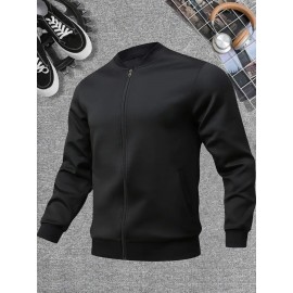 [Trendy Printed Jacket] Men's Printed Trendy Hot-Selling Autumn/Winter High-End Casual Youth Jacket Collar Stylish Versatile Top Jacket Coat